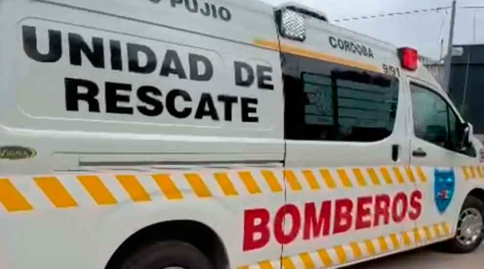 Bomberos Voluntarios de Tío Pujio presentaron su nueva ambulancia