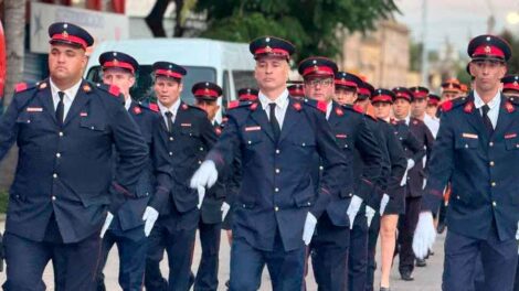 Villa Nueva celebró el 25° aniversario de sus Bomberos Voluntarios