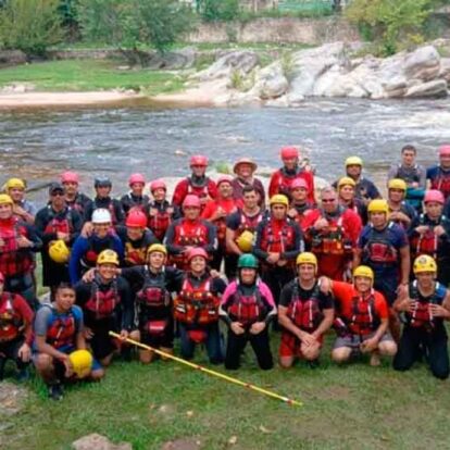 Bomberos de Valle Viejo se especializan con instructores escoceses