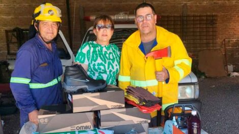 Bomberos de Makallé incorporó equipamiento y herramientas operativas