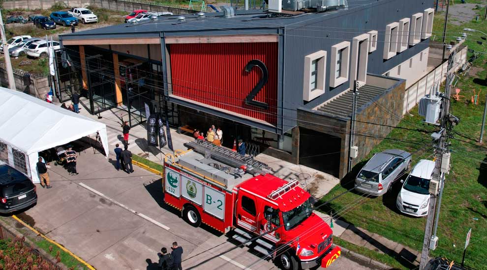 Inauguran el moderno cuartel de la histórica Segunda Compañía de Villarrica