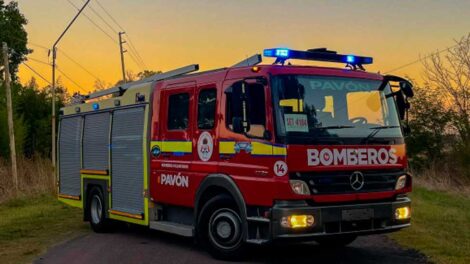 Bomberos de Pavón ponen en funciones su nueva unidad operativa