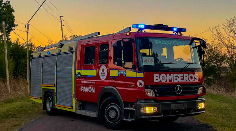 Bomberos de Pavón ponen en funciones su nueva unidad operativa