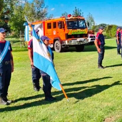 Bomberos de Ingeniero Luiggi celebraron sus 29 años de vida institucional