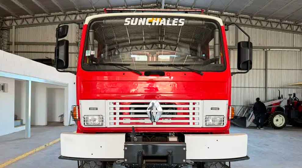 Bomberos de Sunchales incorporan una nueva unidad forestal