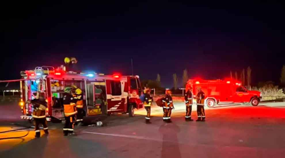 Bomberos de Rawson se perfeccionan en rescate vehicular y triage