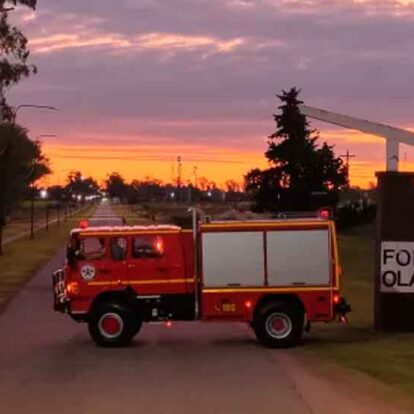 Fortín Olavarría recibió una nueva unidad para su cuartel de bomberos