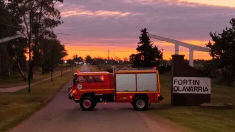 Fortín Olavarría recibió una nueva unidad para su cuartel de bomberos