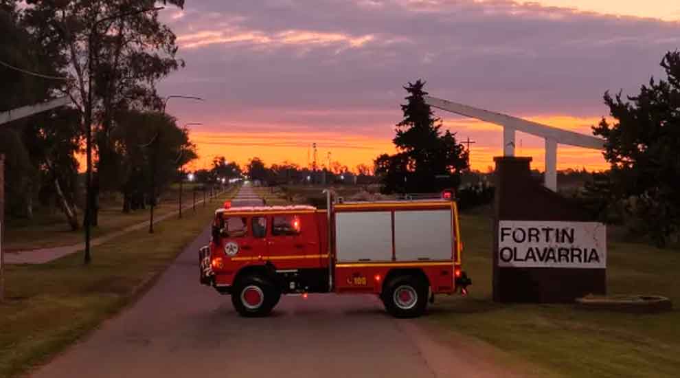 Fortín Olavarría recibió una nueva unidad para su cuartel de bomberos