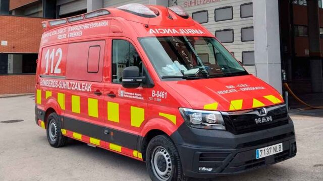 Navarra: El Servicio de Bomberos adquiere una nueva ambulancia para Tafalla