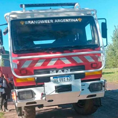 Del Valle: Bomberos adquirió una nueva unidad para incendios forestales