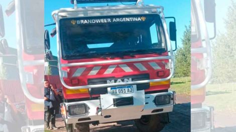 Del Valle: Bomberos adquirió una nueva unidad para incendios forestales