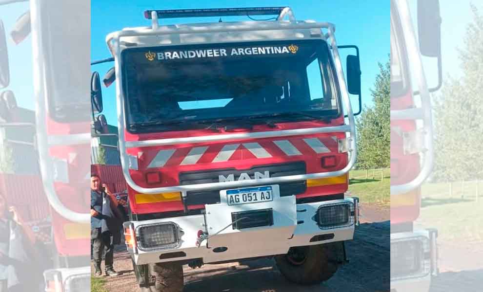 Del Valle: Bomberos adquirió una nueva unidad para incendios forestales