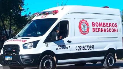 Bomberos de Bernasconi suman una nueva unidad de rescate
