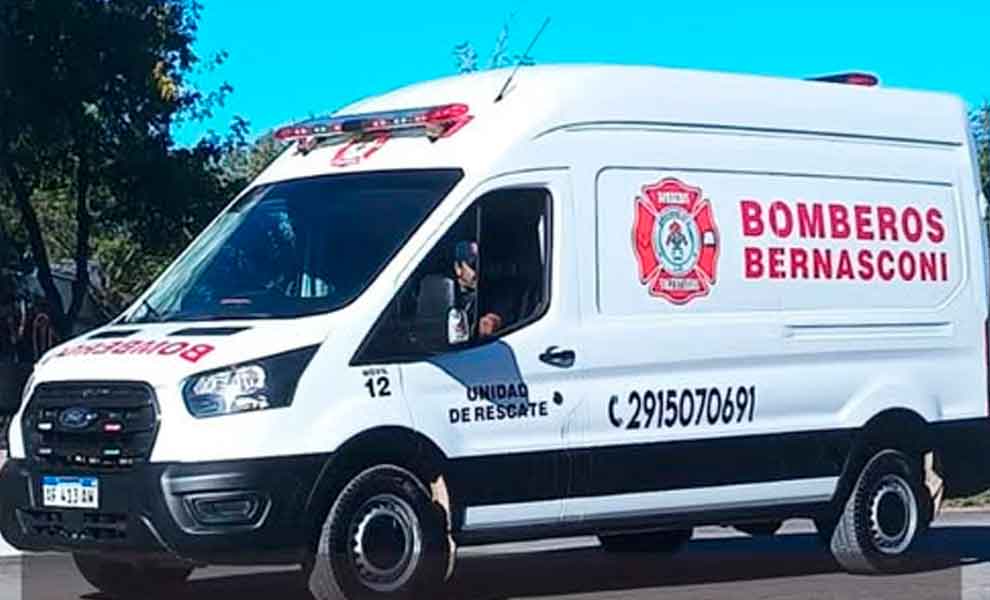 Bomberos de Bernasconi suman una nueva unidad de rescate