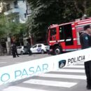 Camión de bomberos chocó contra un motociclista mientras acudía a un incendio