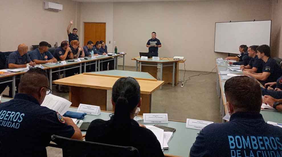 Fuerzas porteñas y federales se instruyeron en Sistema de Comando de Incidentes