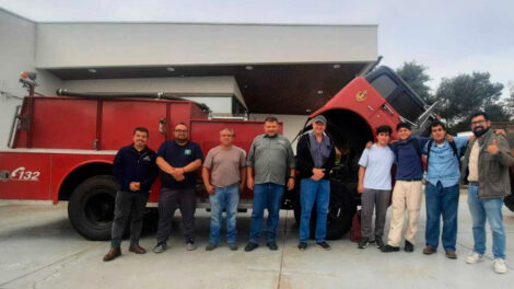 Estudiantes de la USM restaurarán un histórico carro de bomberos