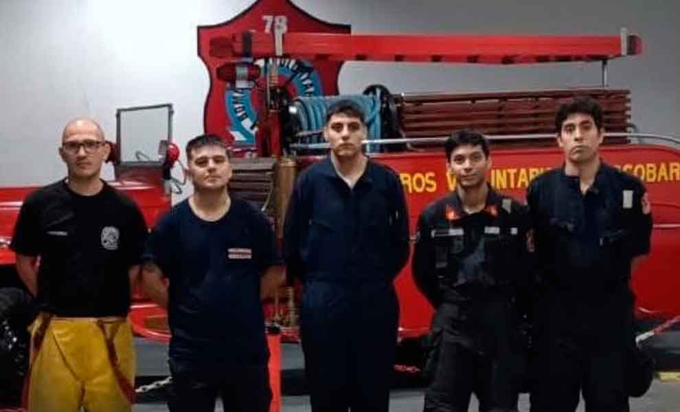 Bomberos de Escobar le salvan la vida a una beba de dos meses