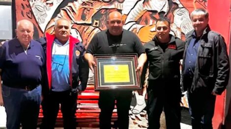 El Consejo Nacional visitó a los Bomberos de Berisso por su aniversario