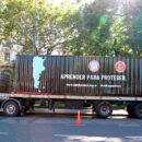 Programa de simuladores y presentaron un nuevo móvil de comando