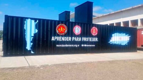 Chaco: La Federación de Bomberos incorpora un simulador de incendios