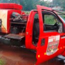 La autobomba de Candelaria sufrió un grave incendio eléctrico
