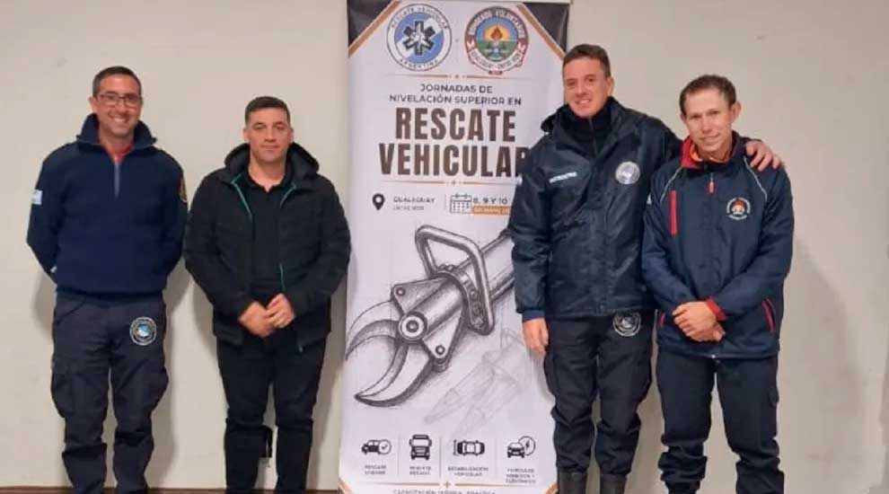 Bomberos de la región se capacitaron en nuevas tecnologías de propulsión