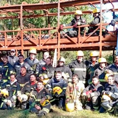 Los Bomberos Voluntarios de Tío Pujio participaron de una capacitación