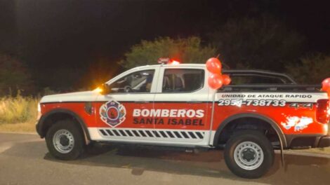 Santa Isabel: Presentaron una nueva unidad de ataque rápido 0km