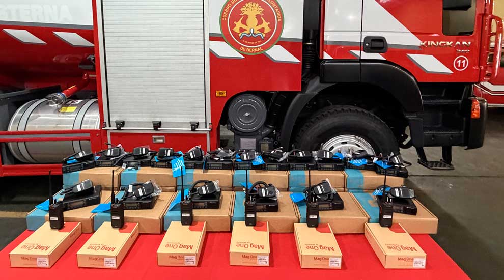 HandyLanus equipó la flota y destacamentos de Bomberos de Bernal