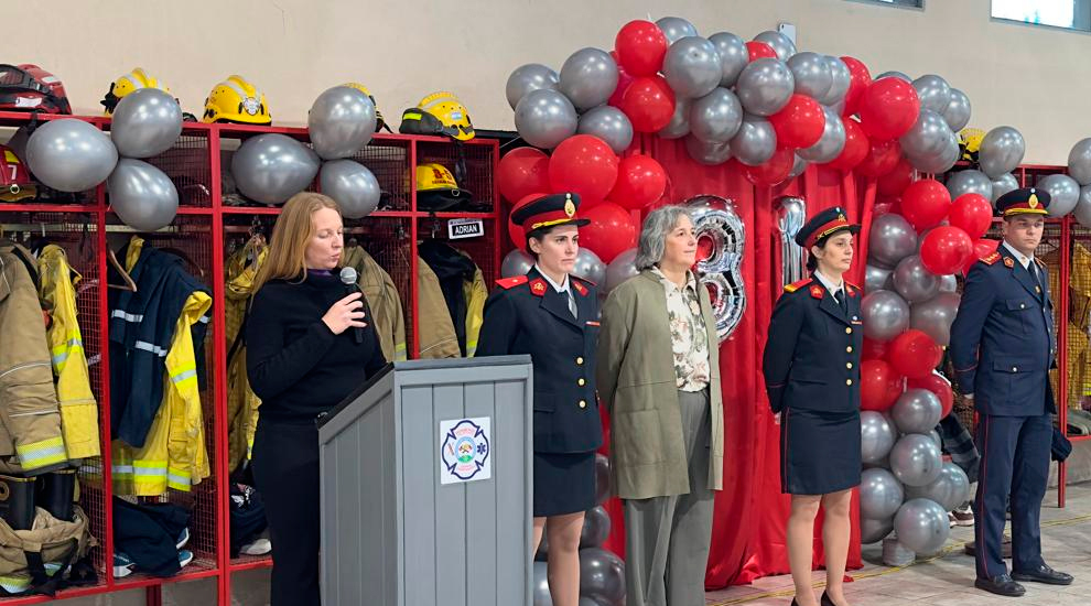 Bomberos Cerro Campanario aniversario cuartel