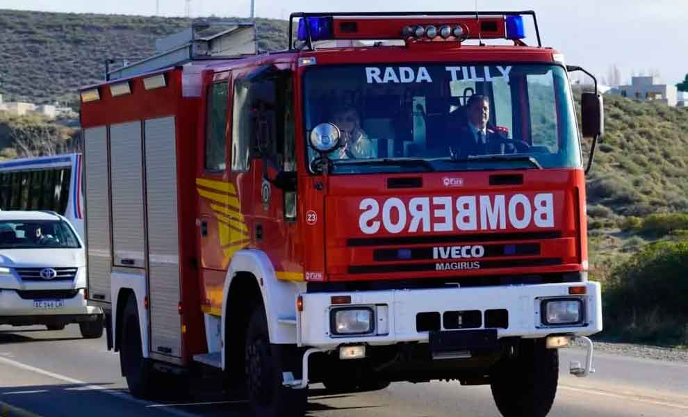 Bomberos Voluntarios de Rada Tilly presentan su nueva unidad operativa
