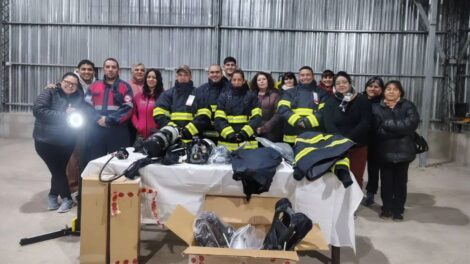Bomberos de Coronel Belisle incorporan equipamiento de protección