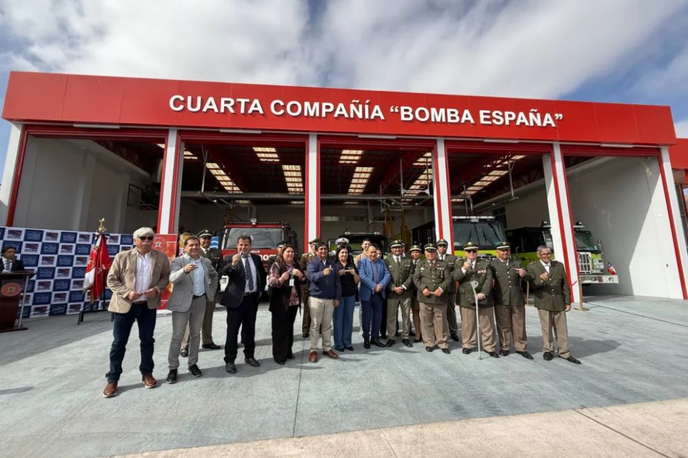 Inauguran el moderno cuartel de la IV Compañía de Bomberos de Tocopilla