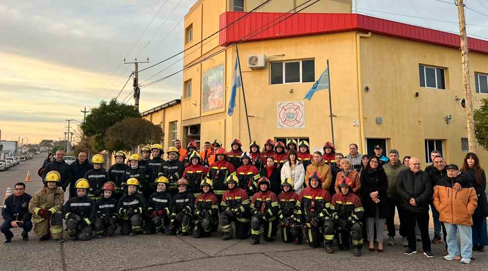 Rawson conmemoró el 55° aniversario de sus Bomberos Voluntarios