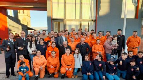 Bomberos Voluntarios de Sampacho inauguraron su moderno "Cuartel Modelo"