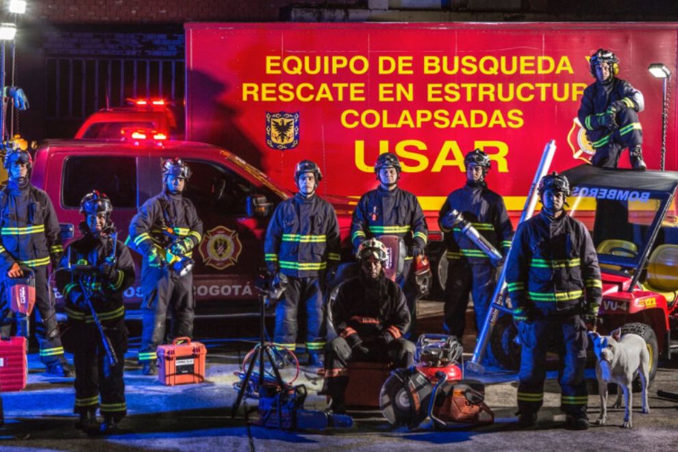 Bomberos de Bogotá se despliega a Venezuela para apoyar los rescates