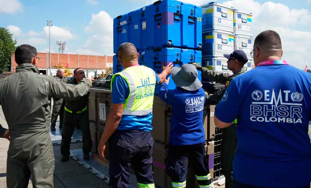 Colombia desplegó un hospital de campaña en Venezuela ante la emergencia sanitaria