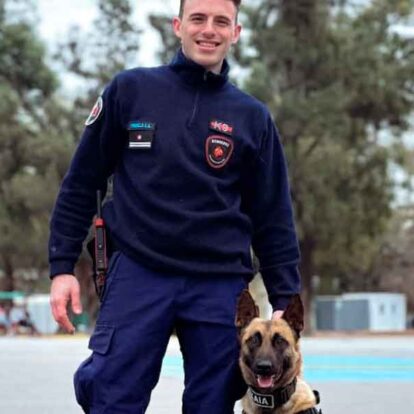 Histórico logro del K9 de Bomberos de la Ciudad