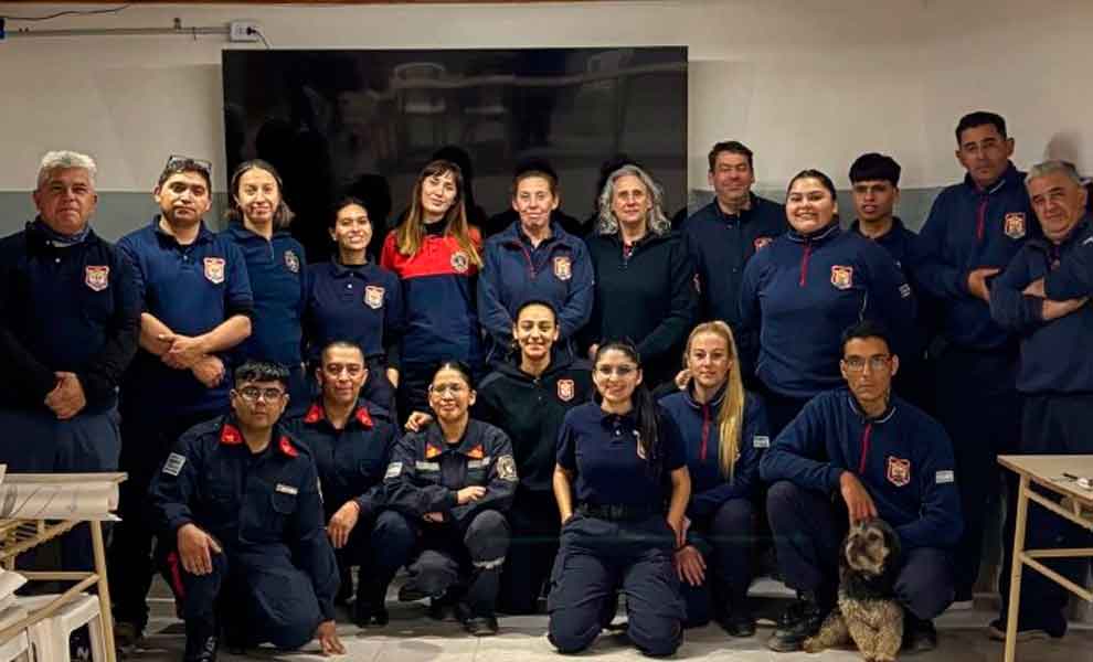 Bomberos Voluntarios de Cutral Co se capacitaron en herramientas pedagógicas