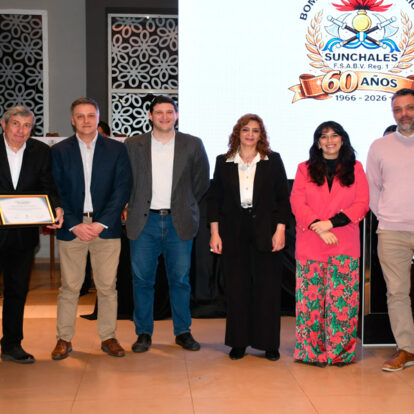 Los Bomberos Voluntarios de Sunchales celebraron 60 años de servicio