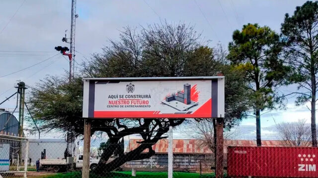 Bomberos Voluntarios de Rojas avanzan en la construcción de su nuevo Centro de Entrenamiento