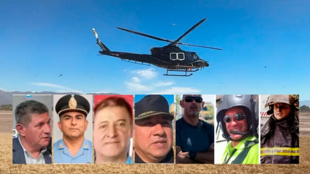 Tragedia aérea en San Juan: cayó un helicóptero y murieron siete personas