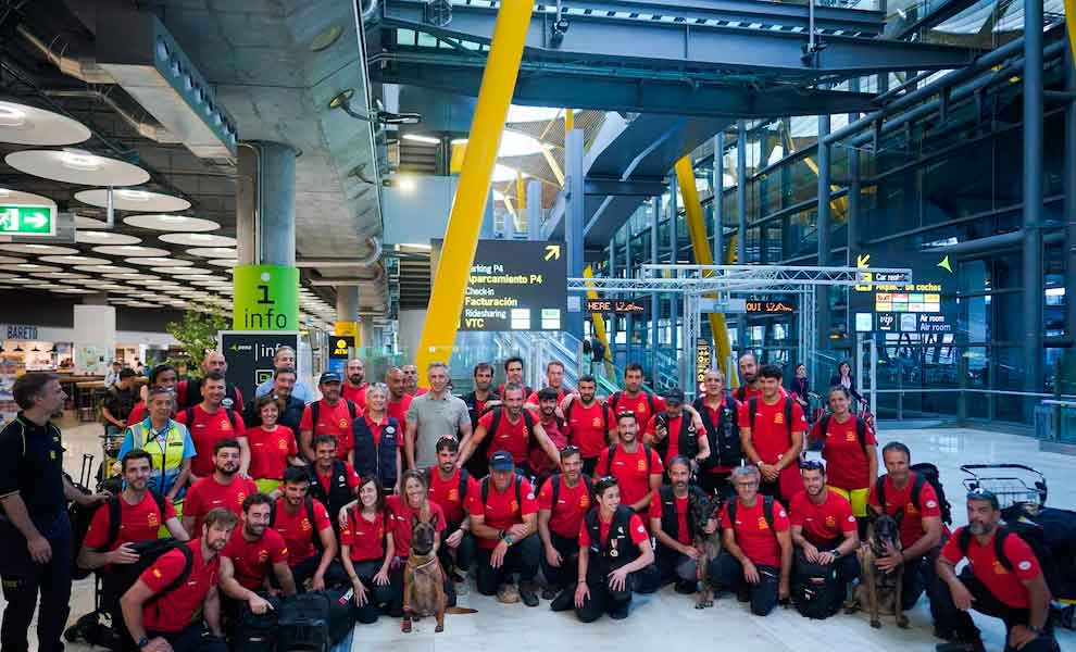 ERICAM regresa a Madrid tras una intensa misión de rescate en Venezuela