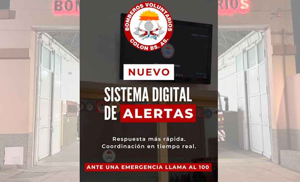 Bomberos Voluntarios de Colón presentaron un nuevo Sistema Digital de Alertas