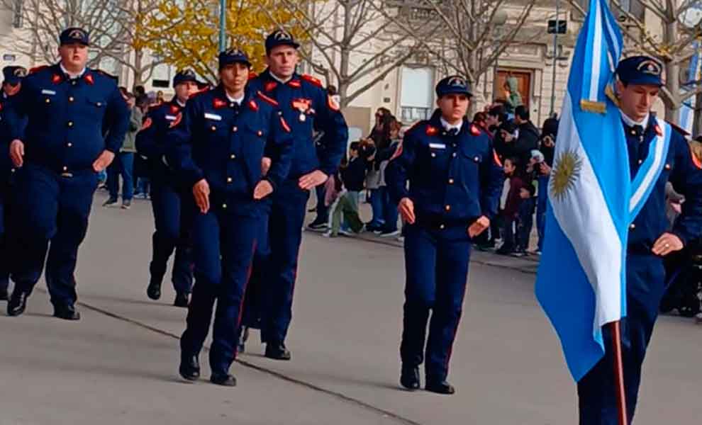 La Asociación de Bomberos Voluntarios de 9 de Julio conmemoró sus 80 años