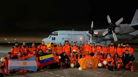 Las brigadas USAR de Córdoba y Santa Fe regresaron a la Argentina tras su misión humanitaria