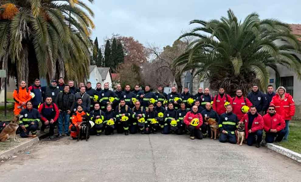 Las brigadas USAR de Córdoba y Santa Fe parten hacia Venezuela para relevar a los equipos argentinos