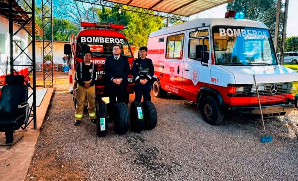El Juzgado Penal de Ejecución entregó insumos logísticos a los Bomberos de Piribebuy